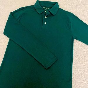 Long sleeve Tshirt color green for boy size 12 and 14